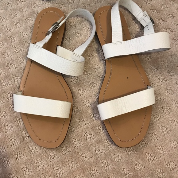 j crew white sandals
